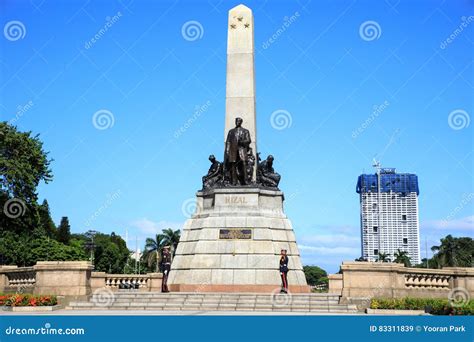 Jose Rizal Statue Monument At Rizal Park In Manila, Philippines ...