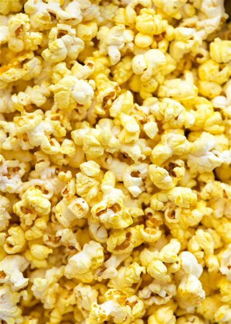 Homemade Movie Popcorn (Butter Popcorn) | Recipe | Yellow aesthetic ...