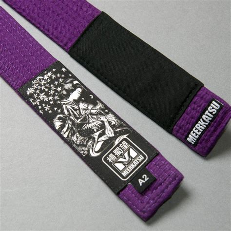 Meerkatsu Heavenly Obi, Brazilian Jiu-Jitsu Belt - Purple – MEERKATSU