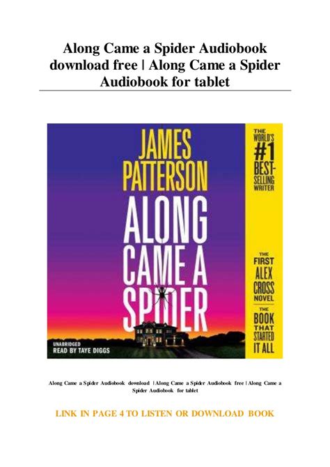 Along Came a Spider Audiobook download free | Along Came a Spider Aud…