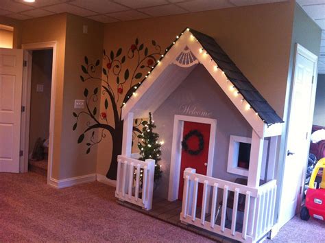 Indoor Playhouse... How awesome is this??? #toddlerplayhouse | Indoor ...