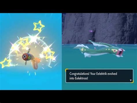 Get Shiny Eelektrik & Eelektross Evolution | Pokémon Scarlet and Violet ...