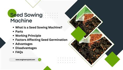 Seed Sowing Machine: An Engineers Yard Study