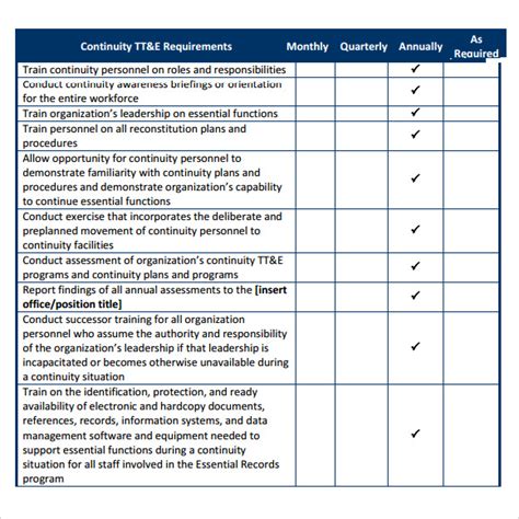 Sample Business Continuity Plan Template - 8+ Free Documents in PDF