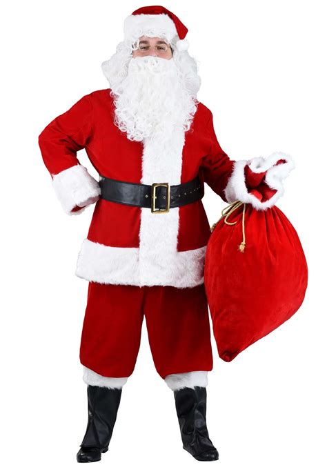 Plus Size Premiere Santa Suit Costume for Adults