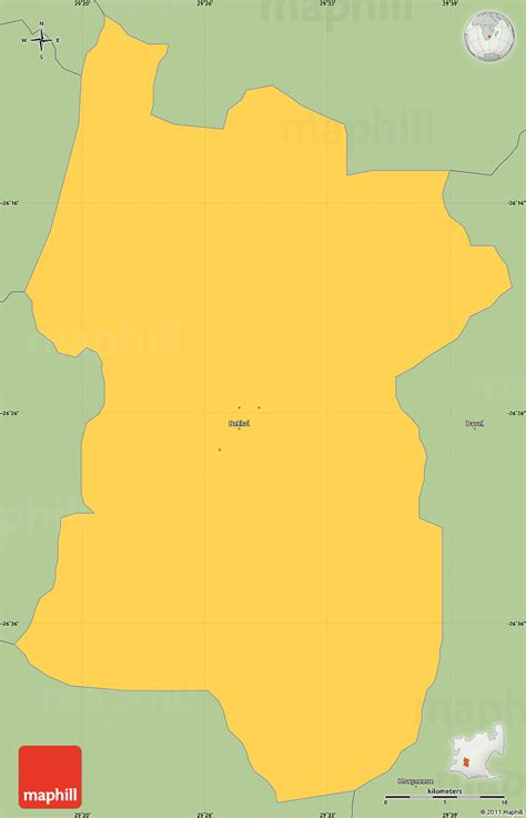 Savanna Style Simple Map of BETHAL