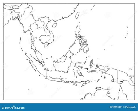 Printable Southeast Asia Map - Gisela Ermengarde