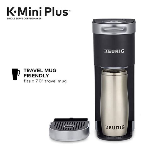 The Keurig K-Mini Plus is a Compact Single Serve Coffee Maker