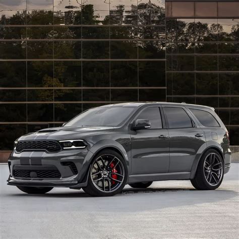 Widebody 2023 Dodge Durango SRT Hellcat Sits Digitally Lowered on Big ...