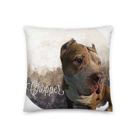 Custom Pet Portrait Pillow, Personalized Pet Pillow, Dog Lover, Home ...