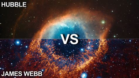 James Webb Telescope vs Hubble Telescope Images Comparison - YouTube in ...