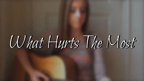 Rascal Flatts - What Hurts The Most (Cover) - YouTube