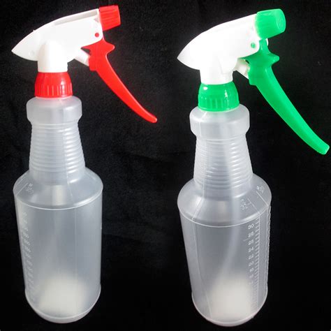 2 Pack Plastic Trigger Spray Bottle 32 oz Heavy Duty Chemical Resistant ...