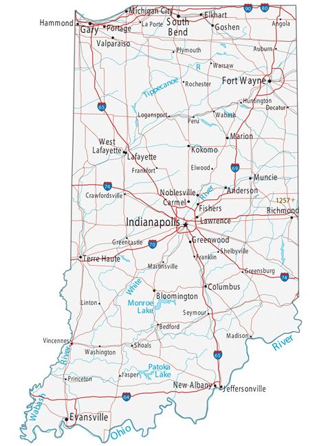 Map Of Indiana Cities – Get Map Update