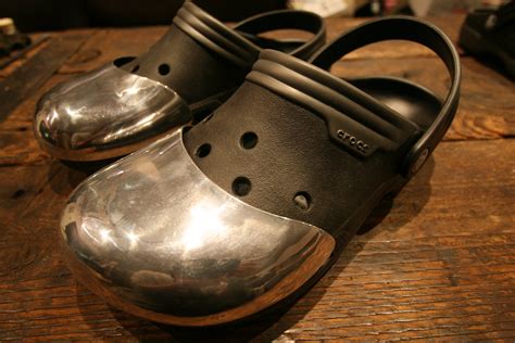 Safety toe crocs | tetsu hirayama | Flickr