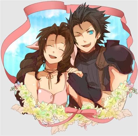 Zack & Aerith | Final fantasy art, Final fantasy characters, Final ...