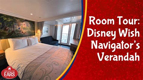 Disney Wish - Deluxe Oceanview Stateroom with Navigator's Verandah Tour ...