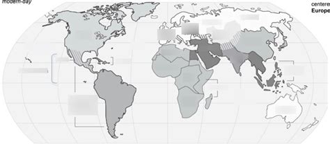 AP World History Map Regions Part 4 Diagram | Quizlet