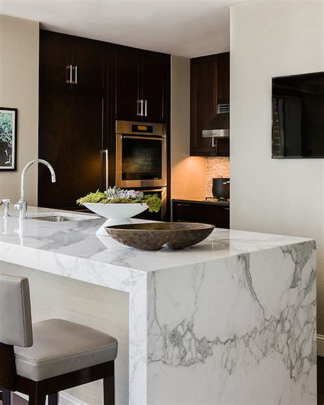 Waterfall Edge Countertop Design Ideas