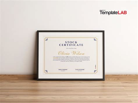 Corporate Certificate Designs