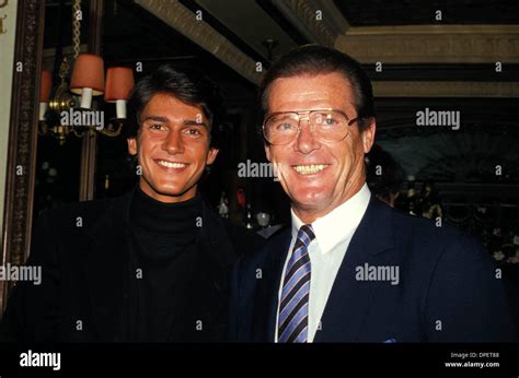 Mar. 30, 2006 - ROGER MOORE AND SON GEOFFREY12-1987. (Credit Image ...