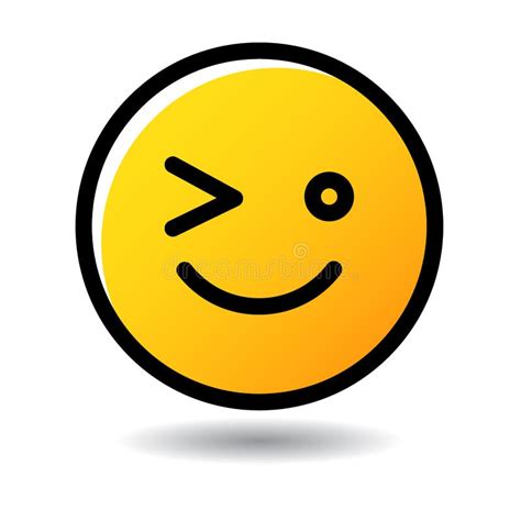 Smile Face Emoticon Emoji Icon Stock Vector - Illustration of brand ...