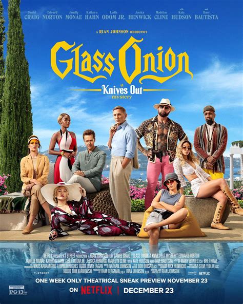 Official Poster for ‘Glass Onion: A Knives Out Mystery’ : r/movies