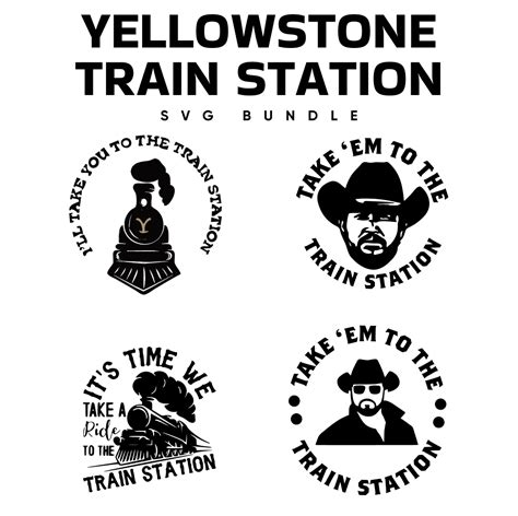 Yellowstone Train Station SVG – MasterBundles