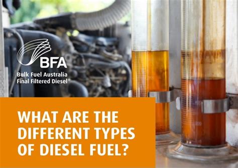 What are the different types of diesel fuel