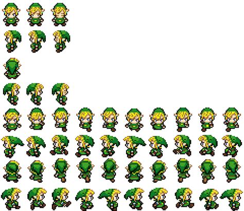 Link Sprite Sheet by TioZacDasGalaxias on DeviantArt