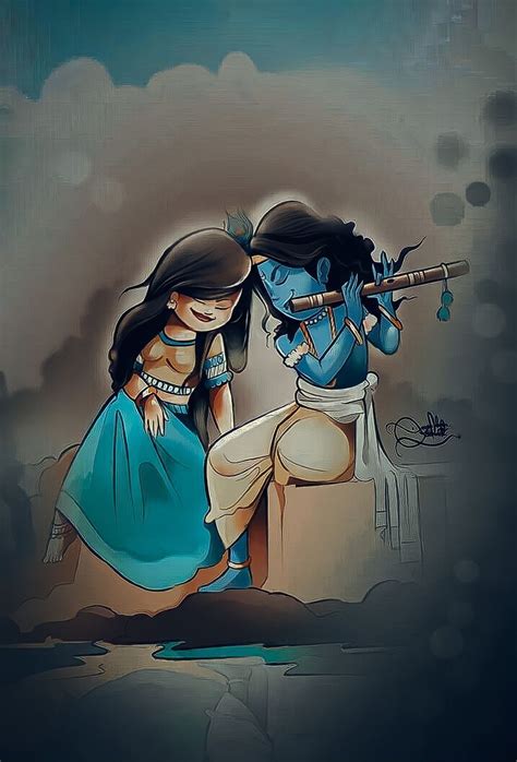 Radha Krishna HD images | Cartoon girl images, Lord krishna wallpapers ...