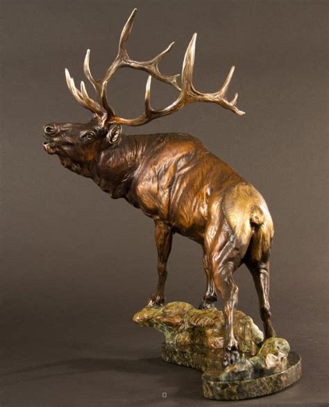 north american animals big game Trinchera Trophy - Bugling Bull Elk ...