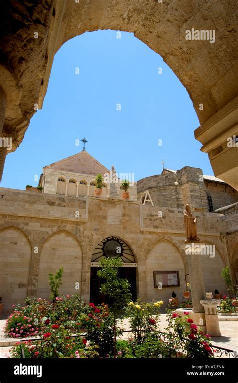 Church of the Nativity birth place of Jesus Christ Bethlehem near ...