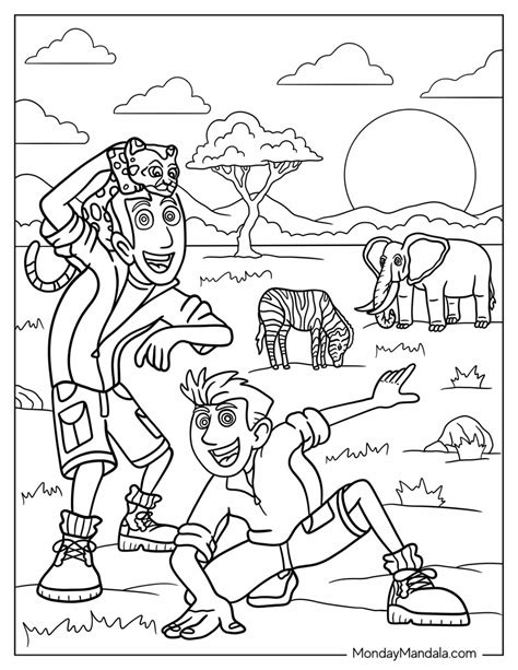 20 Wild Kratts Coloring Pages (Free PDF Printables)