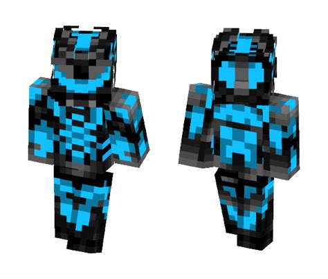 Get Blue/Black Futuristic Robot Skin Minecraft Skin for Free ...