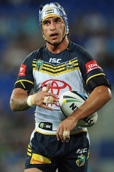 Johnathan Thurston, who plays for the North Queensland Cowboys in the ...