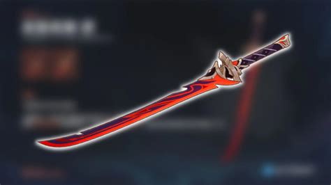 Genshin Impact This is a Sword Weapon Ascension Materials - Touch, Tap ...