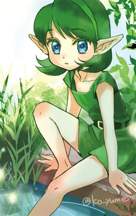 Legend of Zelda Ocarina of Time art > Saria - Sage of Forest > Kokiri ...