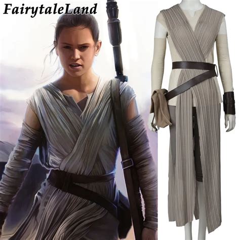 star wars costume adult the force awakens Rey cosplay Costume Carnival ...