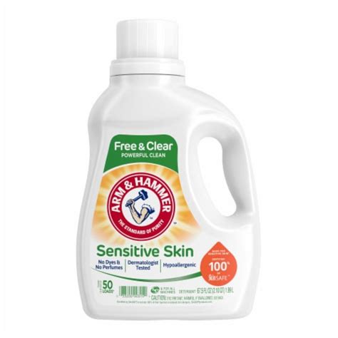 Arm & Hammer™ Free & Clear Sensitive Skin Liquid Laundry Detergent, 67. ...