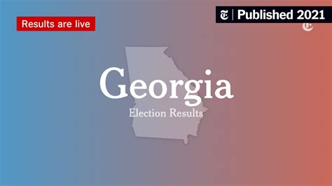 Georgia Senate Election: County Map and Results - The New York Times