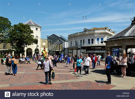 Worthing Town Centre, Worthing, West Sussex, England Stock Photo ...