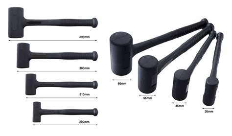 Rubber Mallet, 35mm/45mm/55mm/65mm | Tool.com