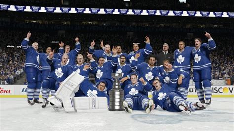 NHL 15 - Toronto Maple Leafs Stanley Cup Celebration - YouTube