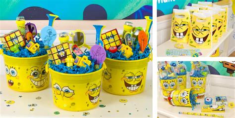 SpongeBob Party Favors - Tattoos, Stickers, Toys, Games, Favor Bags ...