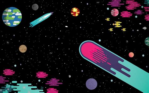 Space Cartoon Wallpapers - Wallpaper Cave