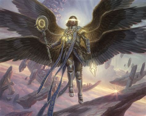 Angel of Destiny MtG Art from Zendikar Rising Set by Ryan Pancoast ...