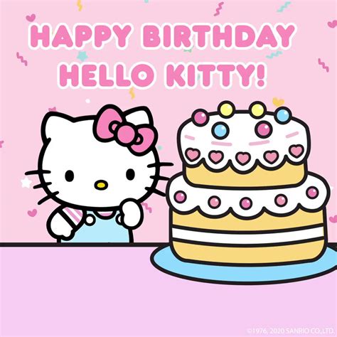 Hello Kitty on Twitter: "Happy Birthday, Hello Kitty! 🎂💖 It's time to ...