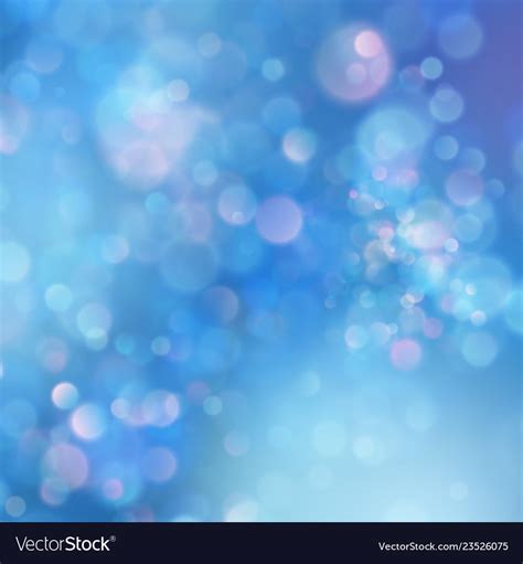 Abstract blue sky background with blur bokeh light