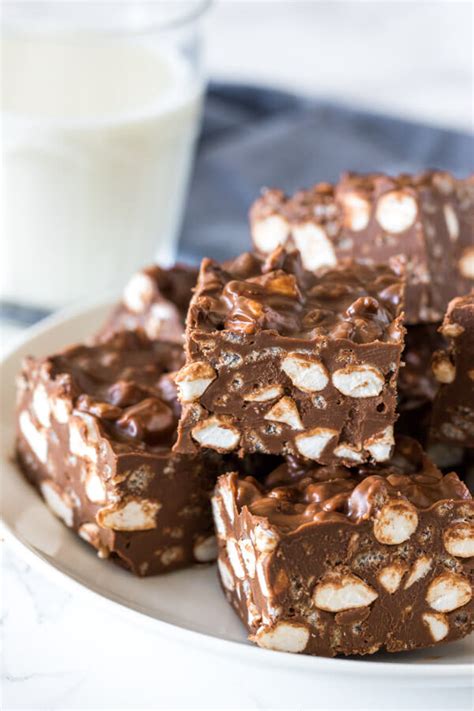 No Bake Rocky Road Bars | Recipe | Fudge recipes, Baking, Peanut butter ...